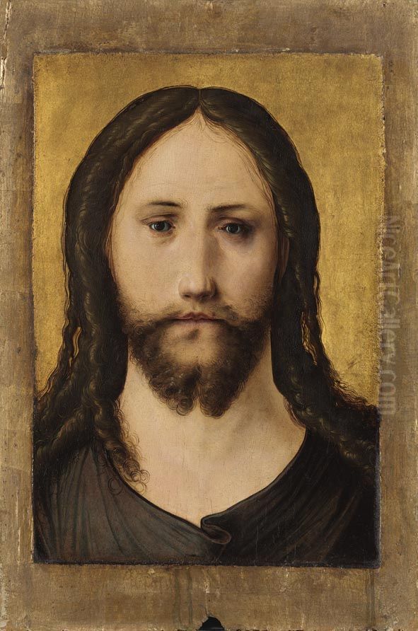 Christuskopf Oil Painting by Hans Leonhard Schaufelein