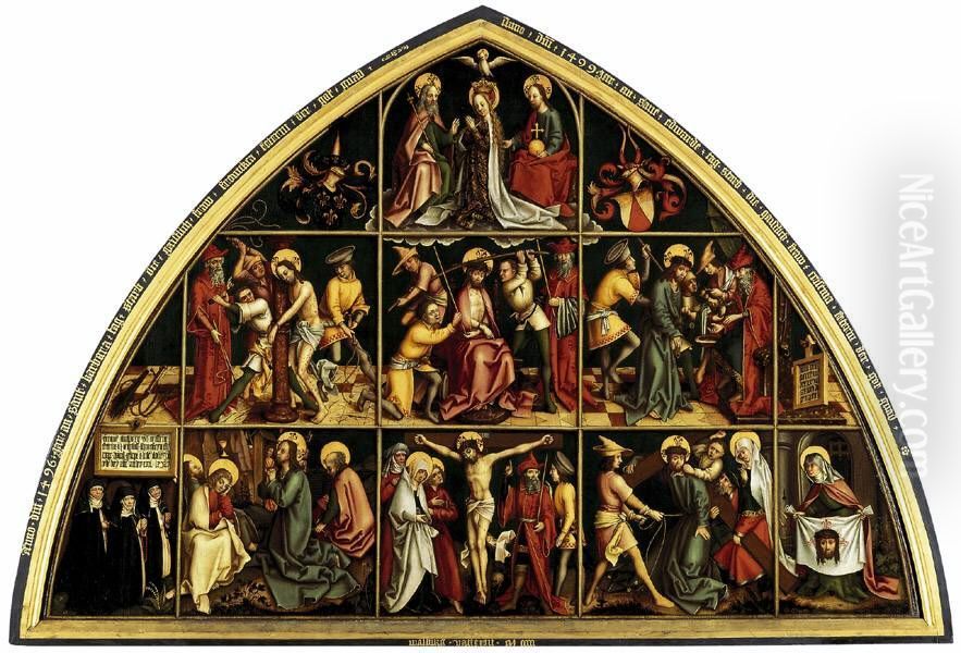 Epitaph der Schwestern Vetter Oil Painting by Hans Holbein the Elder