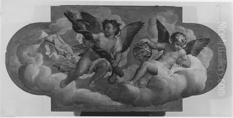 Die Arznei und Himmelskunde Oil Painting by Peter Candid