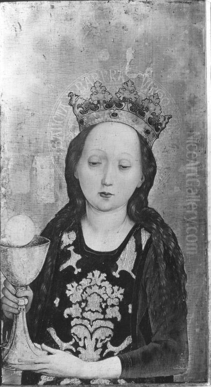 Martyrium der hl. Ursula und der elftausend Jungfrauen Oil Painting by Hans Pleydenwurff