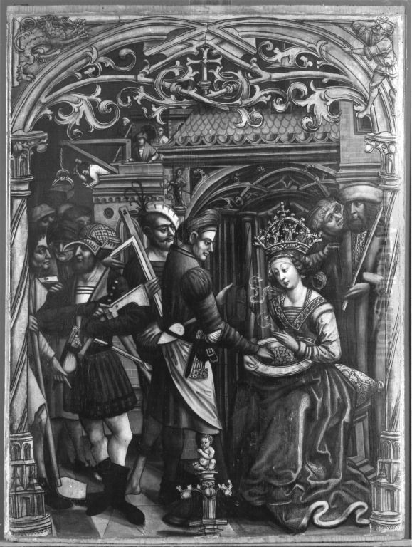 Wohltaten der Kaiserin Kunigunde Oil Painting by Hans Holbein the Elder