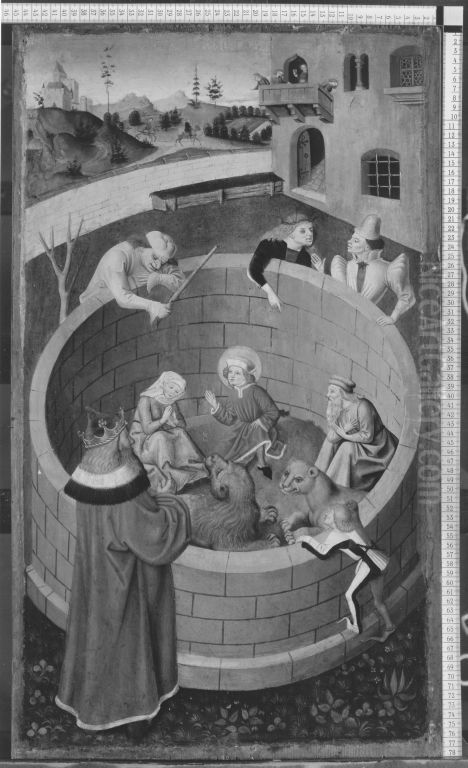 Die hll. Veit, Modestus und Crescentia im Lowenzwinger Oil Painting by Gabriel Malesskircher