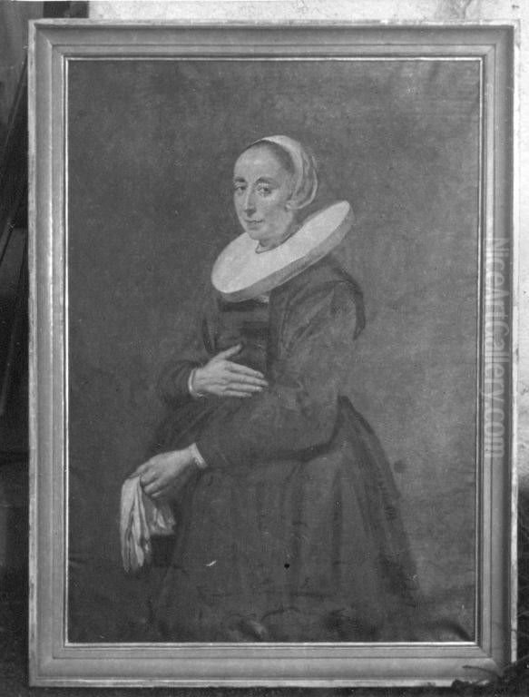 Bildnis einer unbekannten Dame Oil Painting by Frans Hals