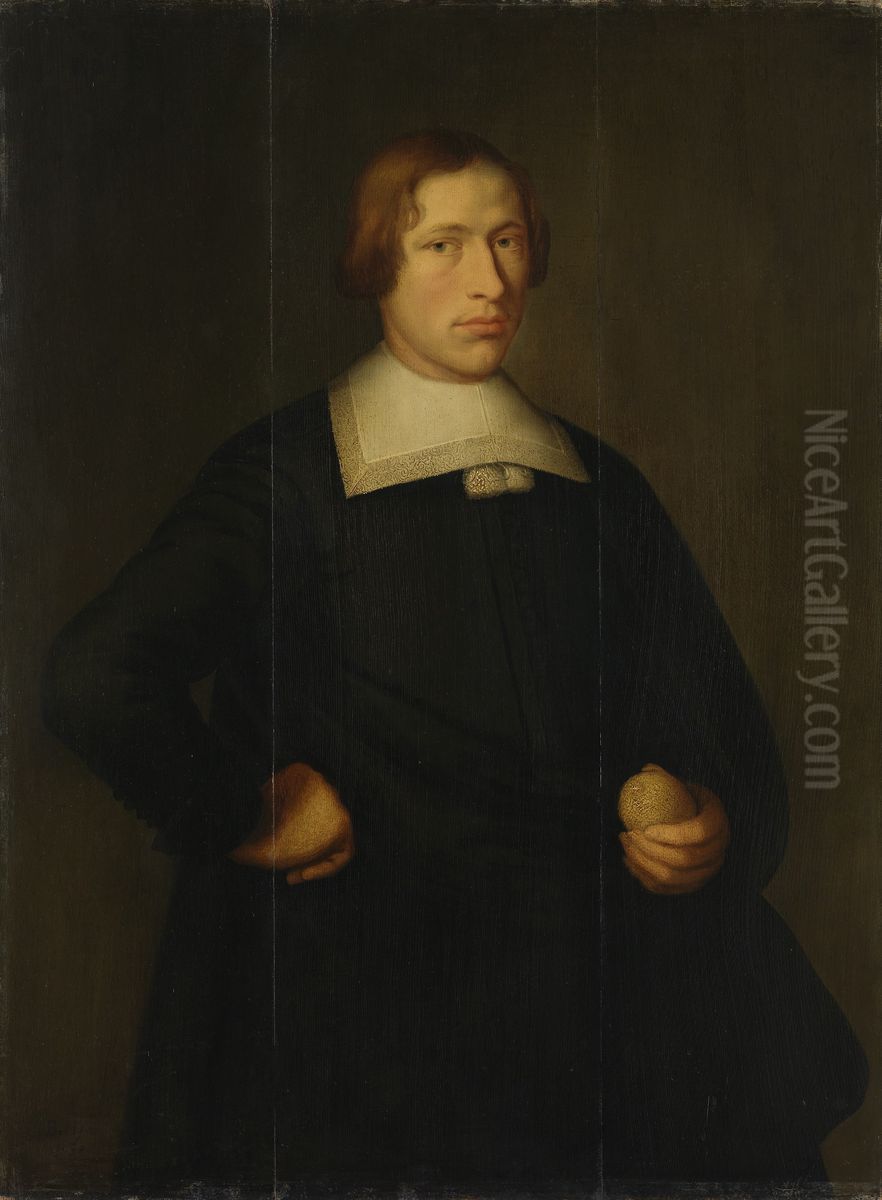 Bildnis eines jungen Manne mit Zitrone Oil Painting by Bartholomeus Van Der Helst
