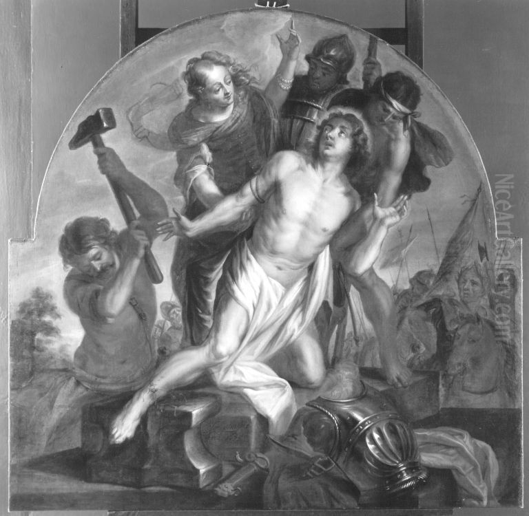 Hl. Martyrer Oil Painting by Oswald Onghers