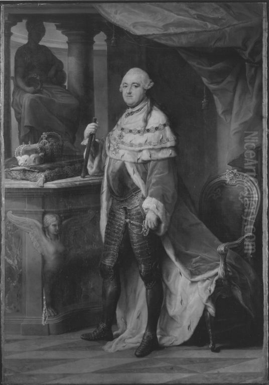 Kurfurst Karl Theodor von der Pfalz Oil Painting by Pompeo Batoni