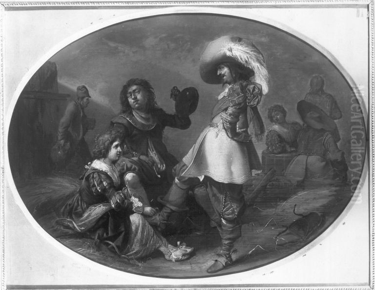 Lagerszene Oil Painting by Pieter Quast