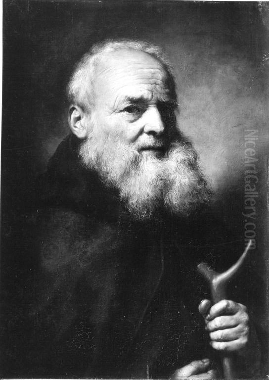 Kapuzinermonch Oil Painting by Anton Raphael Mengs