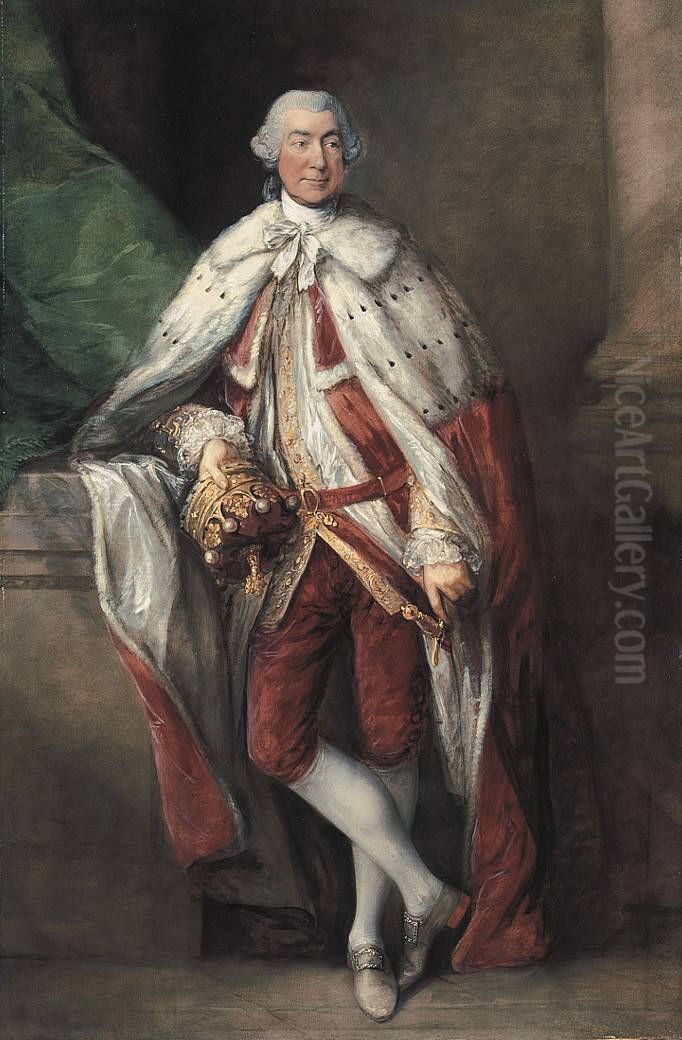 James, 8. Earl of Abercorn Oil Painting by Thomas Gainsborough