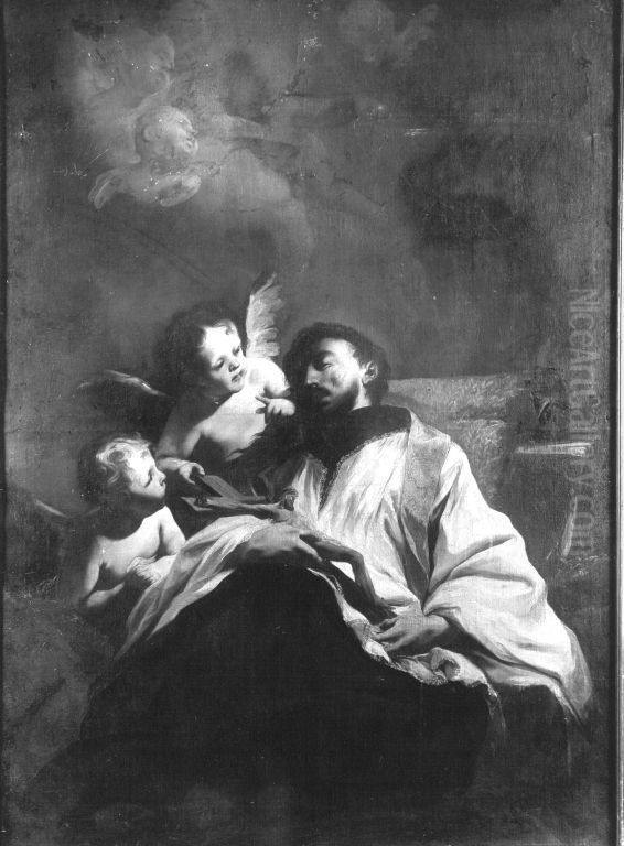 Tod des hl. Franz Xaver Oil Painting by Paul Troger