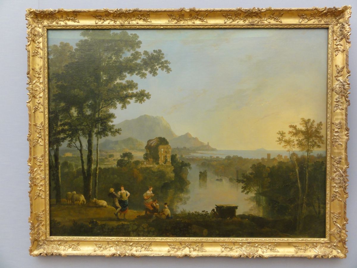 Weite Sudliche Kustenlandschaft Oil Painting by Richard Wilson