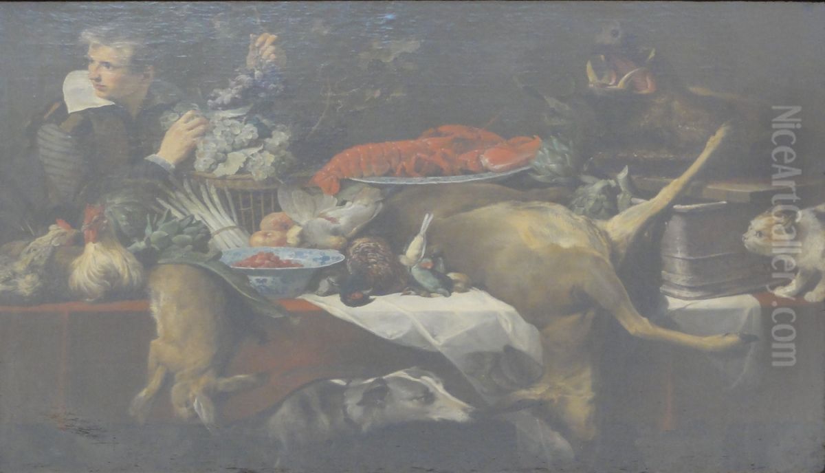 Kuchenstuck Oil Painting by Frans Snyders