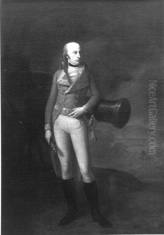 Erzherzog Karl von Osterreich (1771-1847) Oil Painting by Moritz Kellerhoven