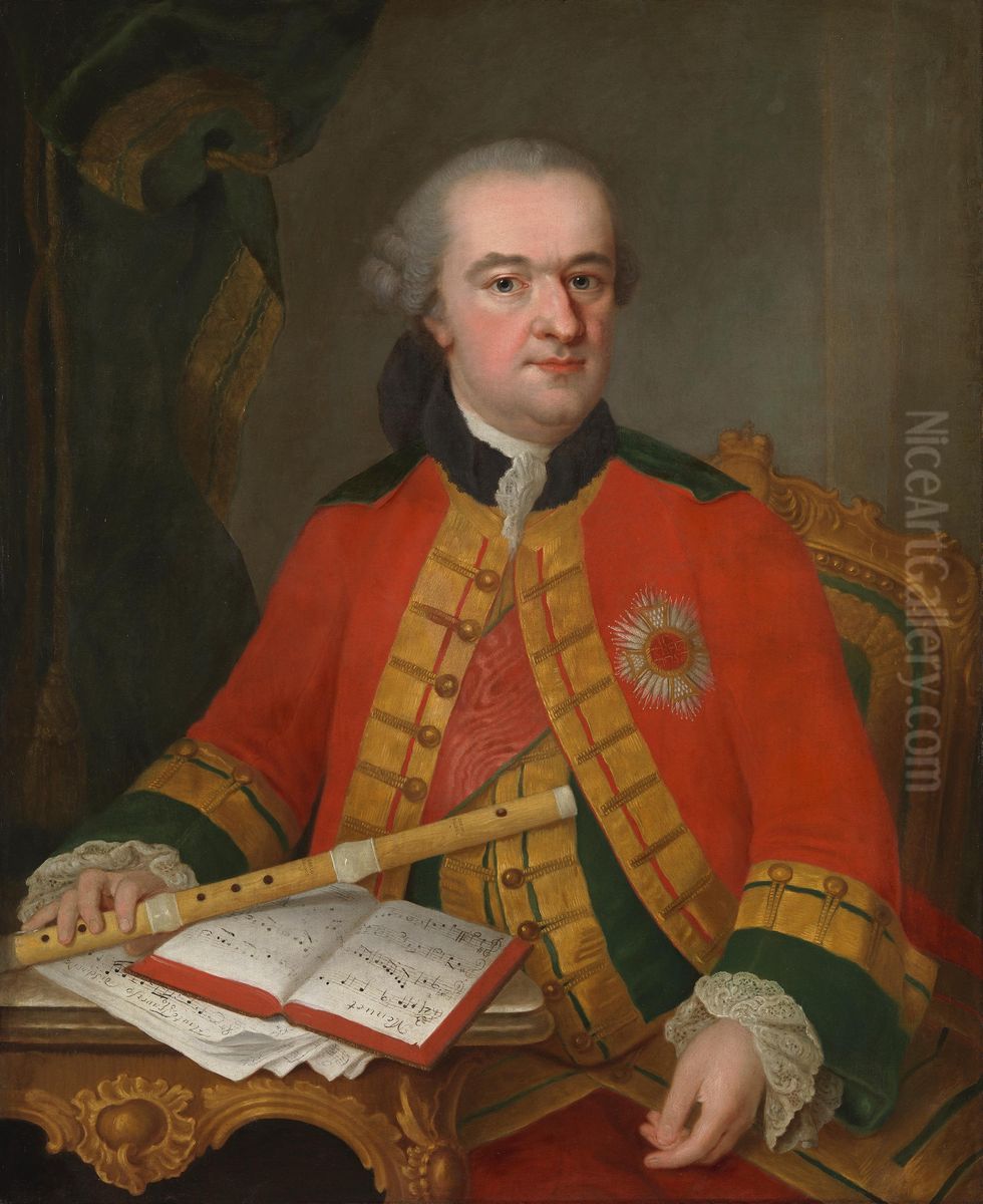 Kurfurst Karl Theodor Oil Painting by Heinrich Carl Brandt