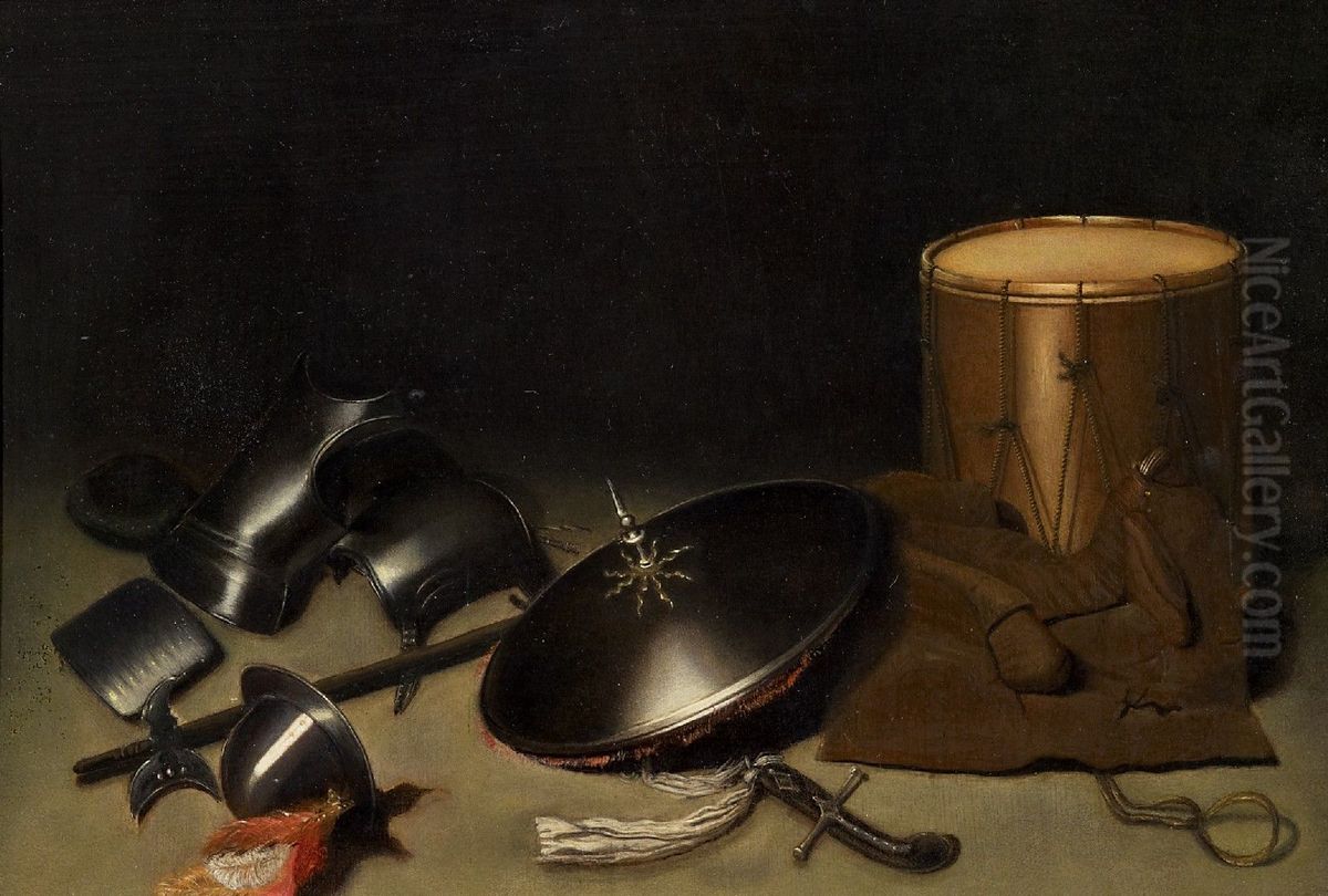 A Still-life Piece with Armour Oil Painting by Gerrit Dou