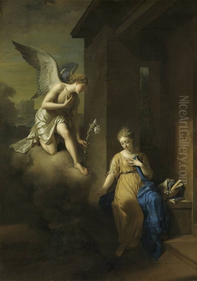 Die Verkundigung Mariae Oil Painting by Adriaen Van Der Werff