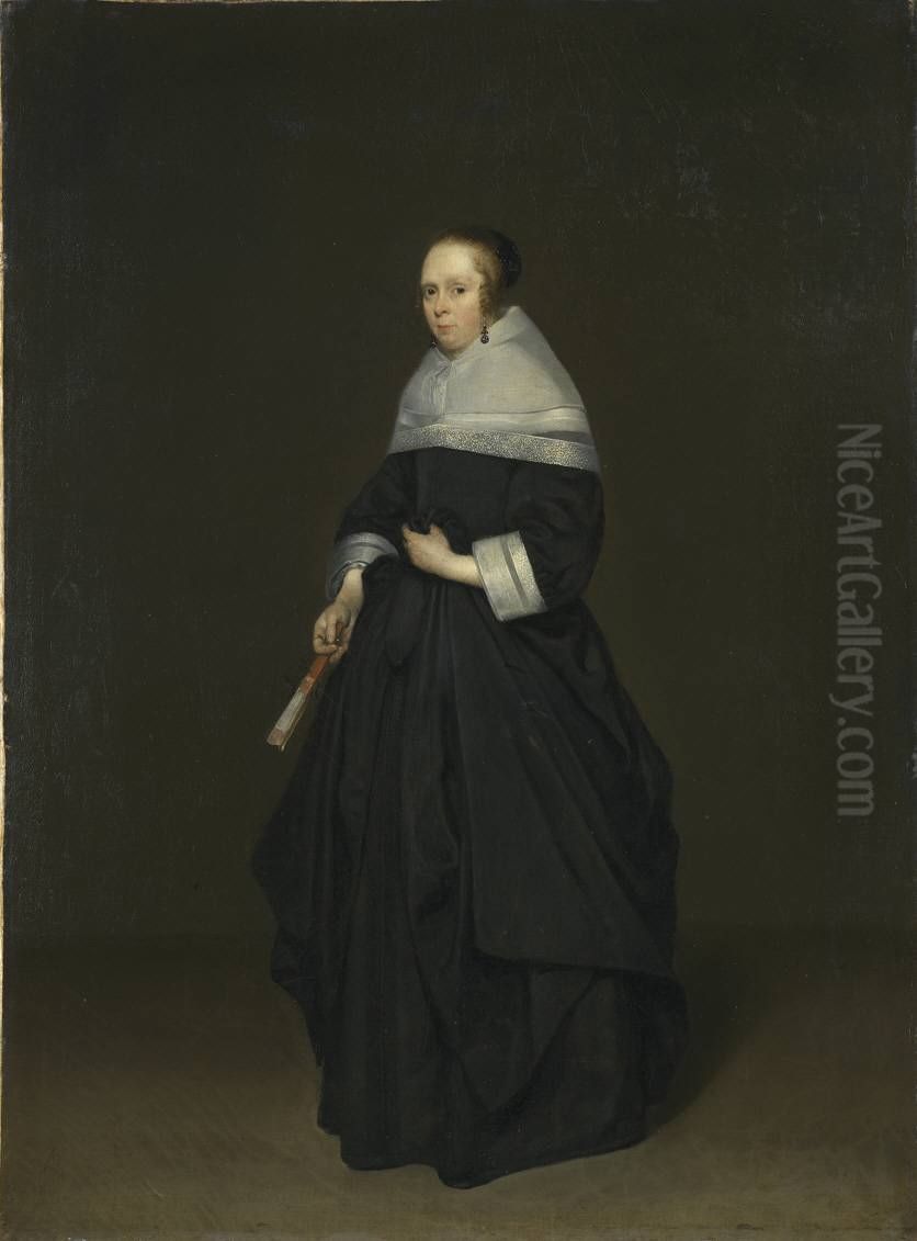 Portrait of a Woman Oil Painting by Gerard Ter Borch