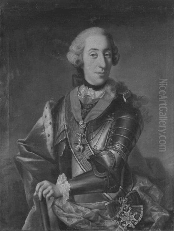 Clement Francis of Bavaria Oil Painting by Johann Georg Ziesenis