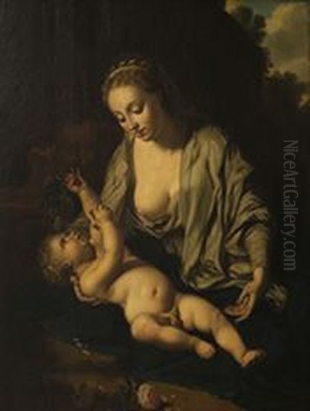 Heilige Familie Oil Painting by Adriaen Van Der Werff