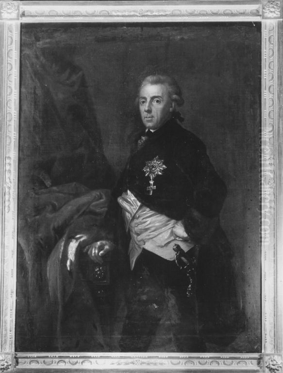 Heinrich Prinz von Preussen Oil Painting by Anton Graff