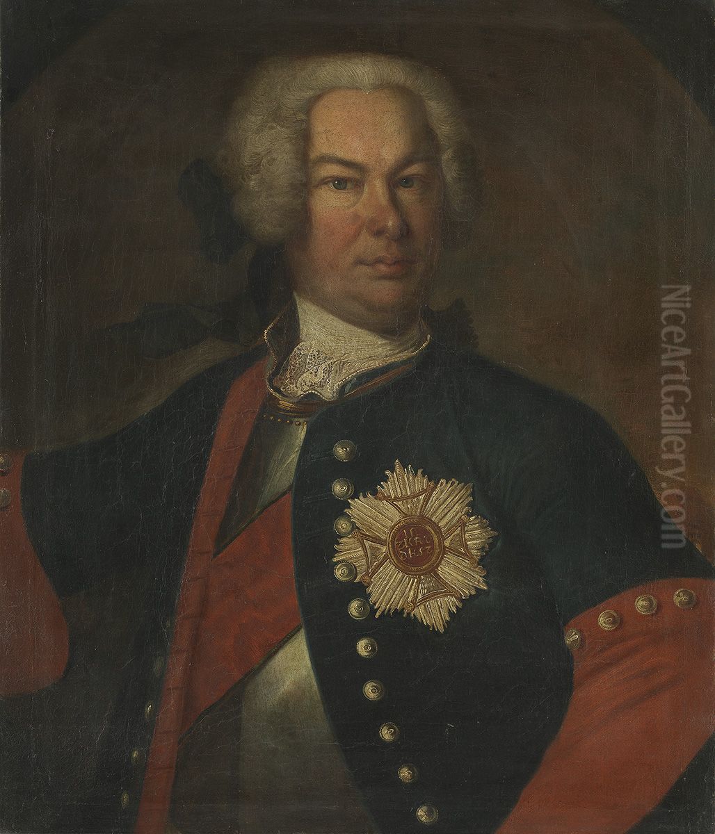 Johann Christian, Father of Carl Theodor of the Pfalz Oil Painting by Conrad von Mannlich