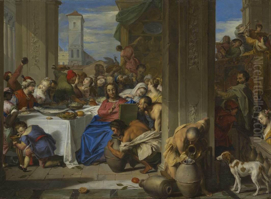 Die Hochzeit zu Kana Oil Painting by Nicolas Vleughels