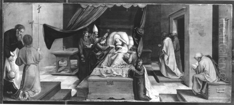 Tod Mariae Oil Painting by Albrecht Durer