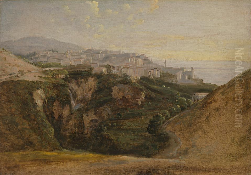 Tivoli Oil Painting by Johann Georg von Dillis