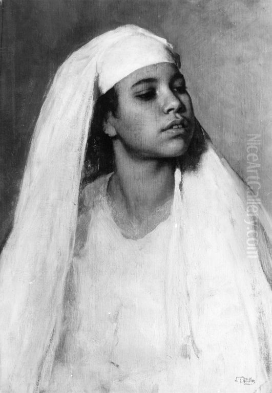 Bildnis einer jungen Koptin Oil Painting by Leopold Carl Muller