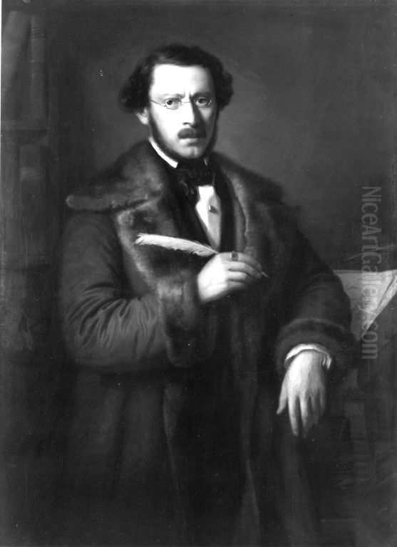 Dr. Hermann Oettinger Oil Painting by Michael Echter