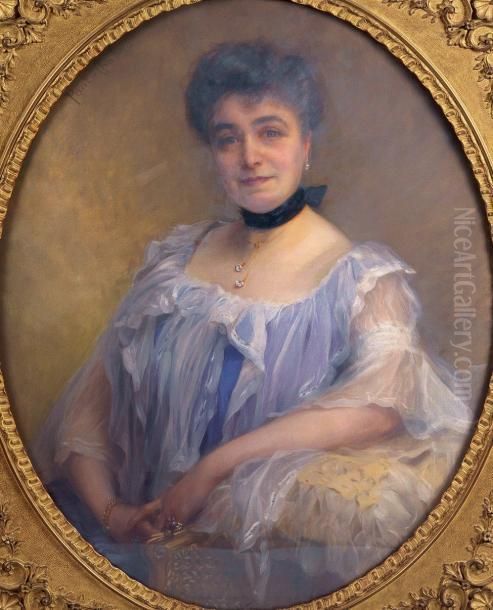 Portrait De Femme En Buste Oil Painting by Paul Chabas