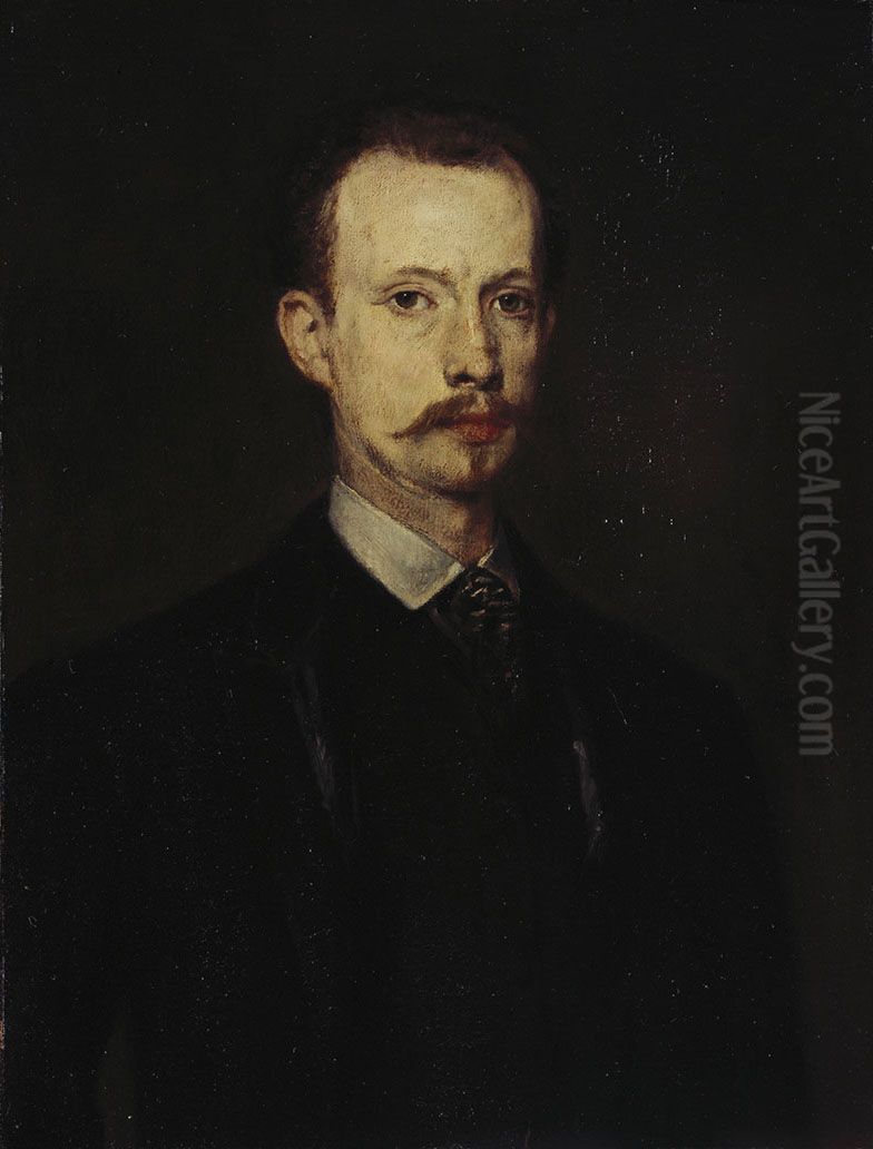 Selbstbildnis Oil Painting by Hans von Marees