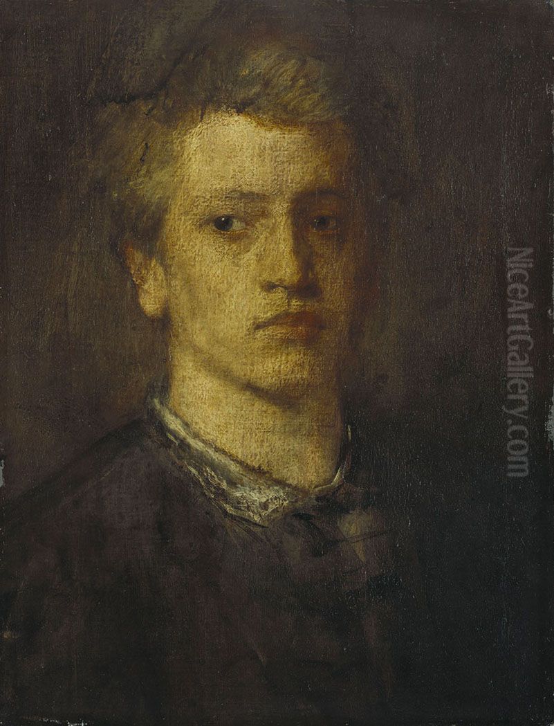 Adolf Hildebrand Oil Painting by Hans von Marees