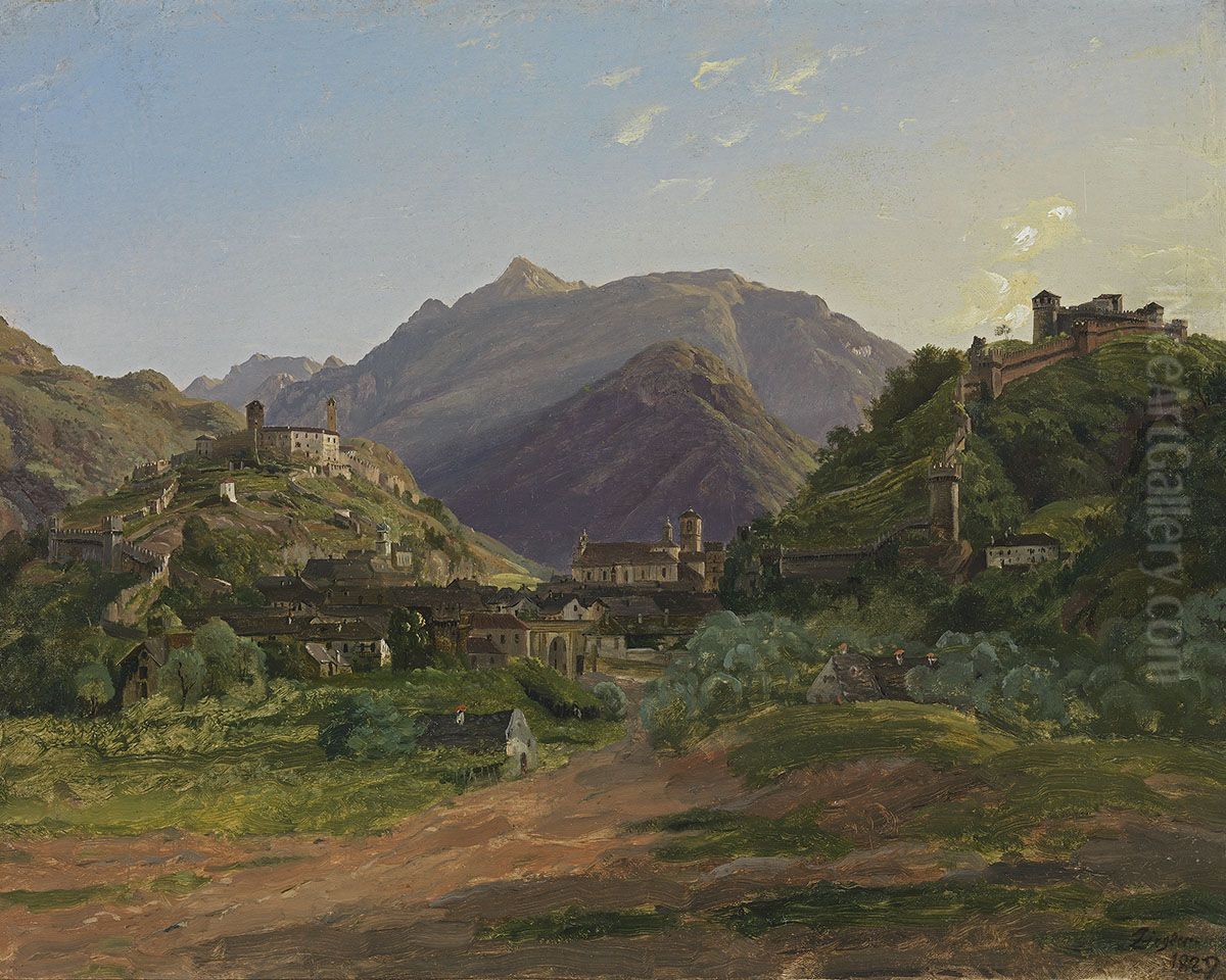 Bellinzona Oil Painting by Johann Christian Ziegler