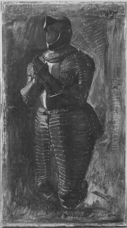 Rustung Oil Painting by Wilhelm Heinrich Trutbner