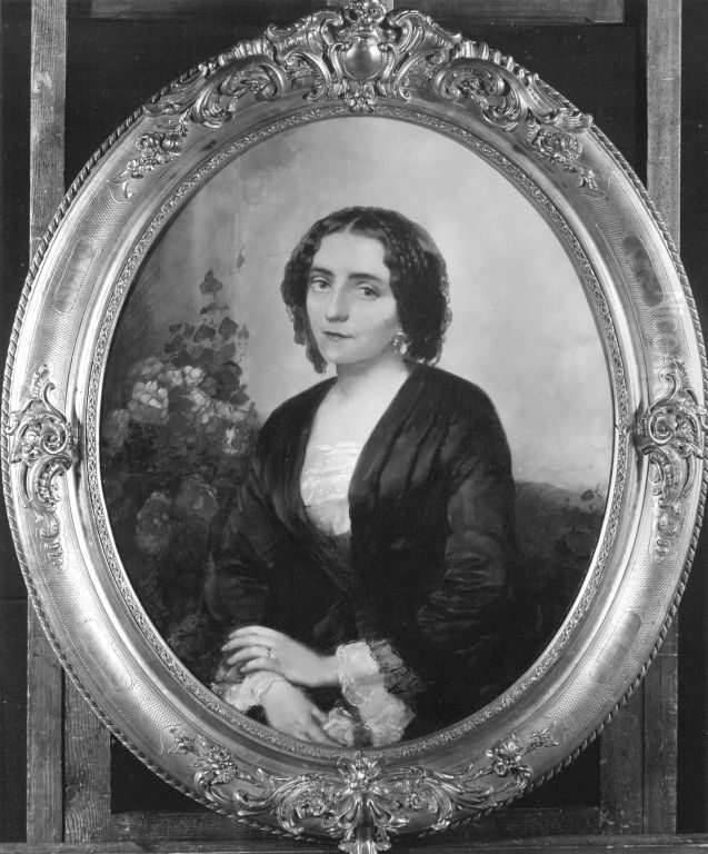 Die Schauspielerin Luise Elisabeth Ebert, verh. Genter Oil Painting by Jean-Jacques Henner