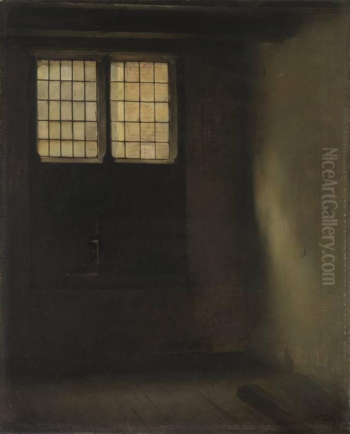 Hollandisches Interieur Oil Painting by Max Thedy