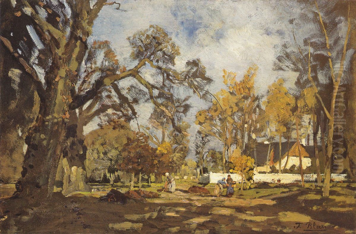 In der Krieau Oil Painting by Tina Blau