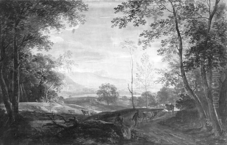 Gegend bei Dietramszell Oil Painting by Johann Georg von Dillis