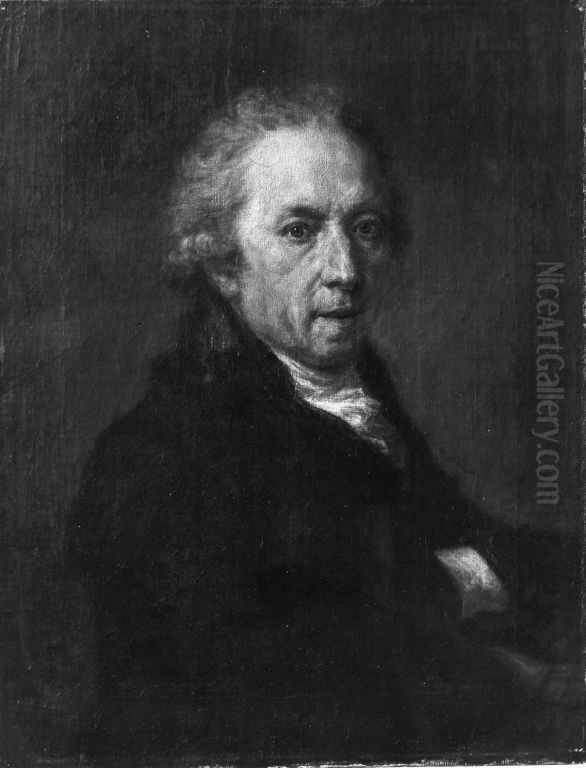 Selbstbildnis Oil Painting by Johann Georg Edlinger