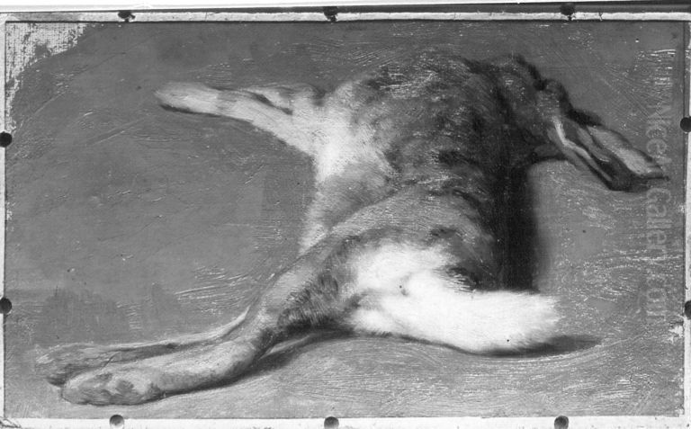 Toter Hase Oil Painting by Hugo Kauffmann