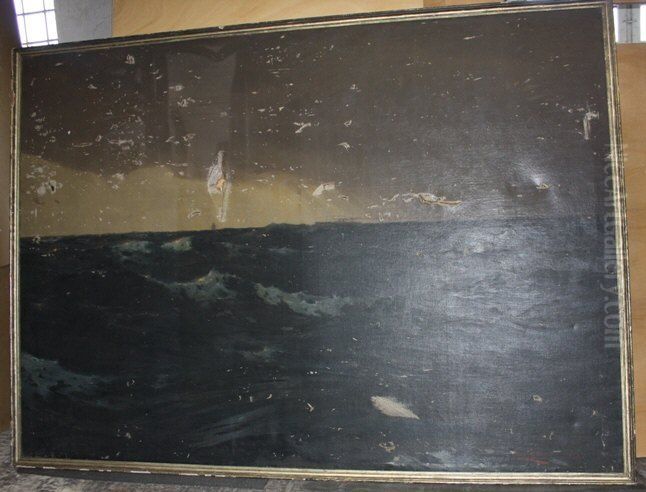 Das Meer Oil Painting by Hans Petersen