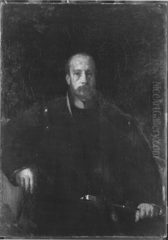 Georg von Marees, der Bruder des Kunstlers Oil Painting by Hans von Marees