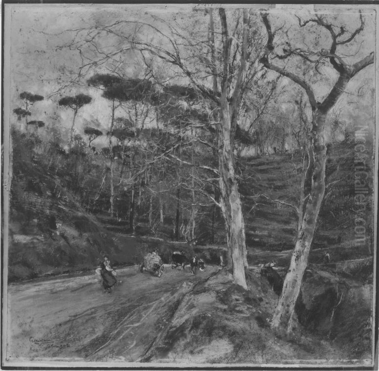 Trube Stimmung Oil Painting by Giuseppe Casciaro