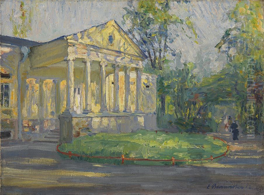 Ballhaus im Englischen Garten Oil Painting by Ernst Burmester