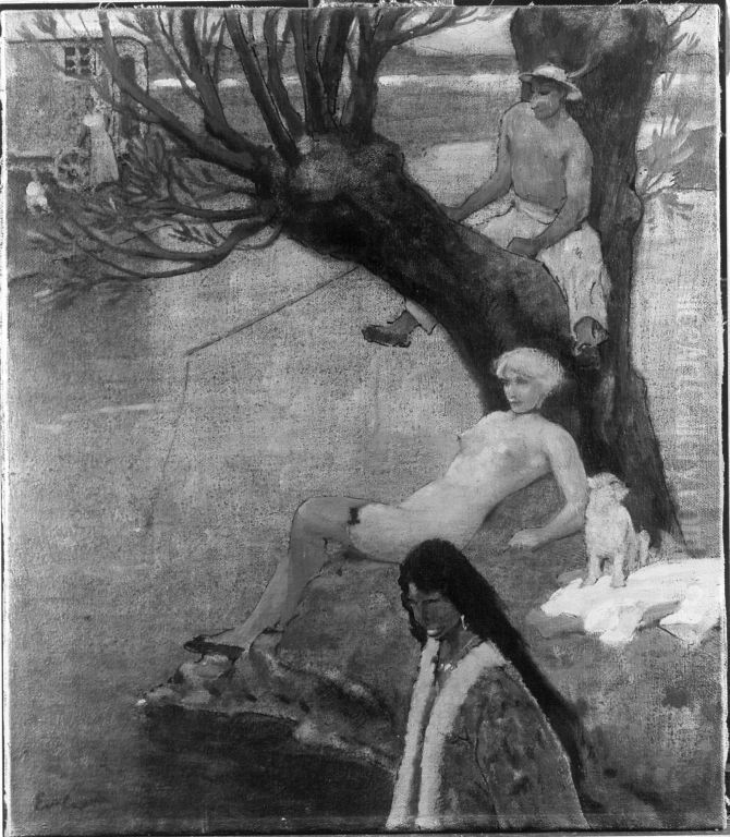 Gaukler Oil Painting by Fritz Erler