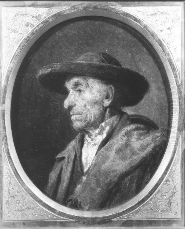 Bauer Oil Painting by Hugo Kauffmann