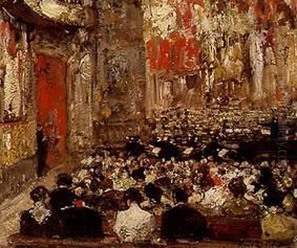 Konzert Oil Painting by Hans Looschen