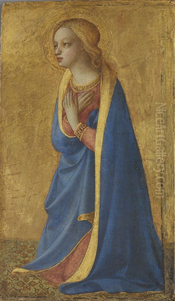 Mary of the Annuciation Oil Painting by Fra Angelico