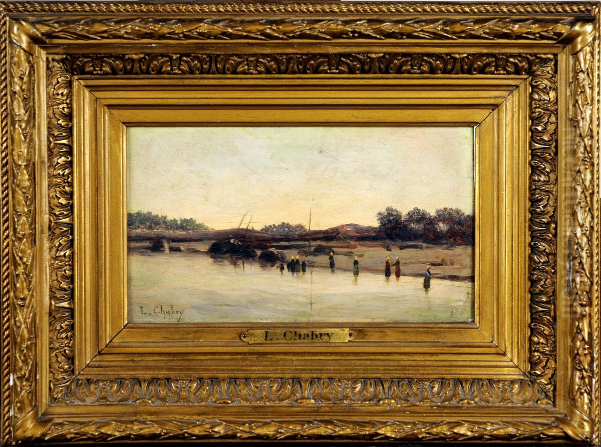 Marine Bretonne. Oil Painting by Leonce Chabry